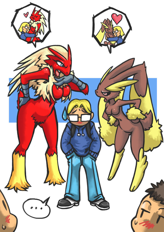 Pokemon Battle: Lopunny Vs Blaziken page 1 full
