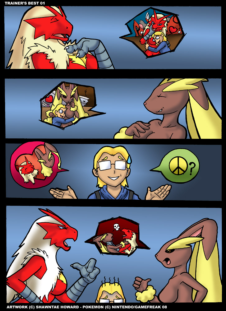 Pokemon Battle: Lopunny Vs Blaziken page 2 full
