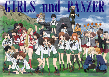 Selected 100 Girls und Panzer Pictures cover