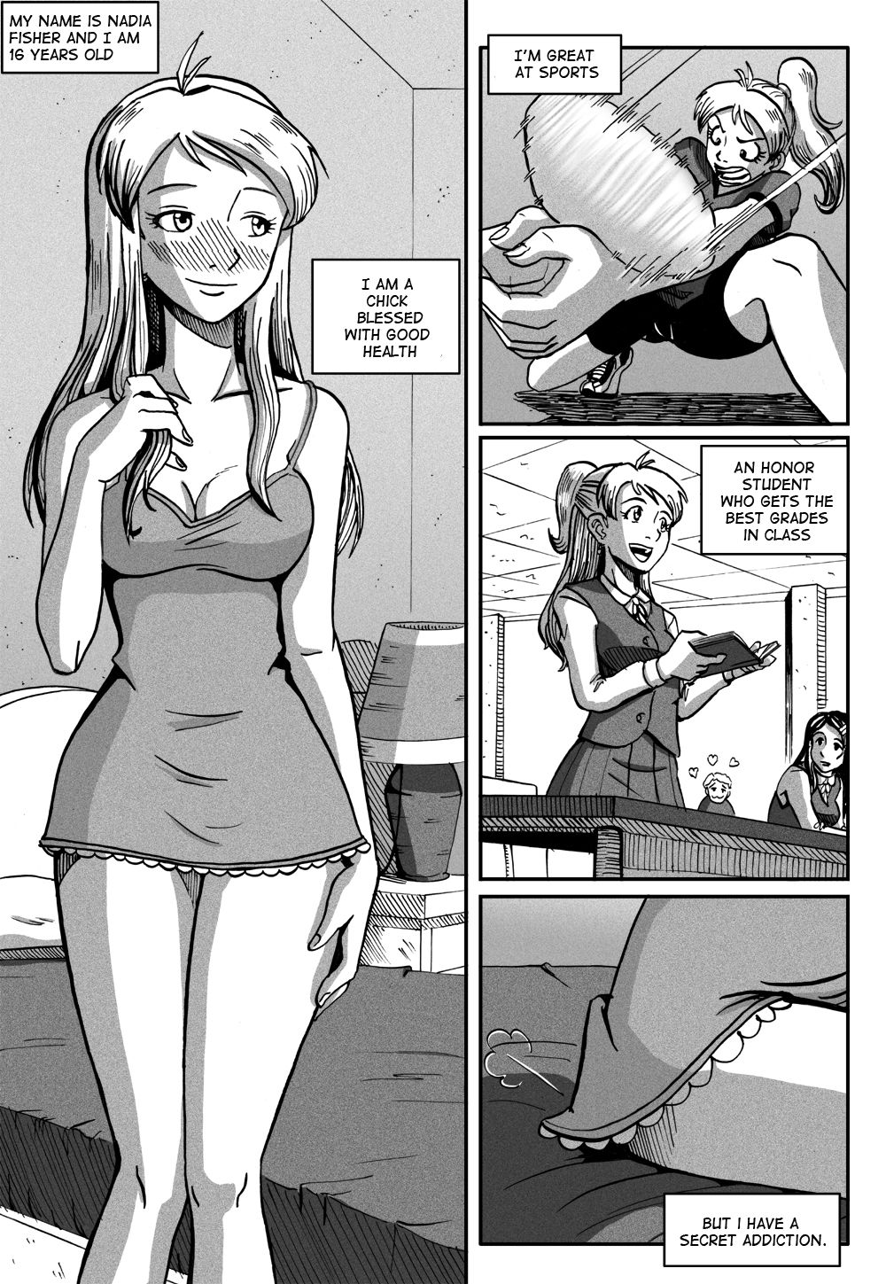 Hot Lady Nadja Ch.1 - A Little Ride on the Train page 2 full