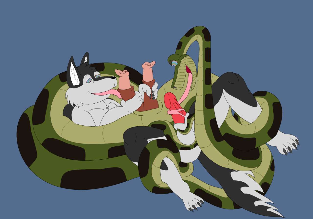Furry Gay Kaa Comic page 1 full