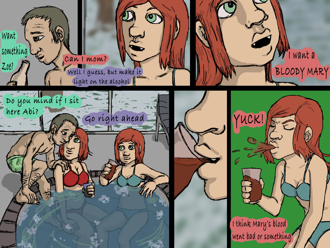 Zoe the Vampire webcomic special page 4 full