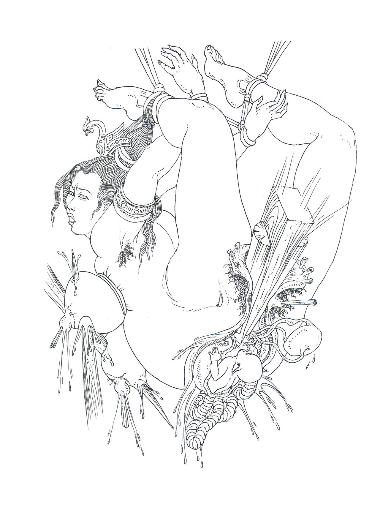 New artist of Youxin --Chinese Guro &amp; bondage painter page 8 full