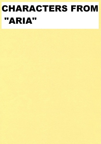 ANIME,HENTAI,MANGA &amp; GAME GIRLS 0001 CHARACTERS FROM ARIA cover