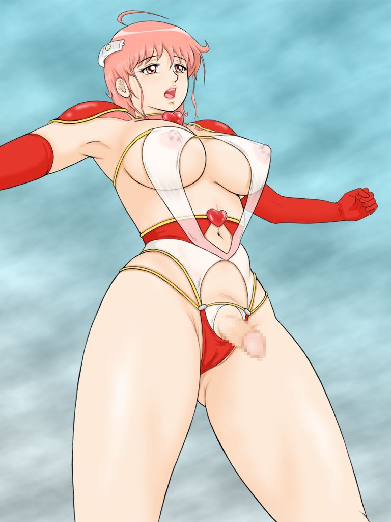 Futanari Sentai Leader Futanari Red ga Teki no Furi wo Shita Sentai no Support Yaku de Wakiyaku no Nakama ni Moteasobareru Hanashi page 3 full