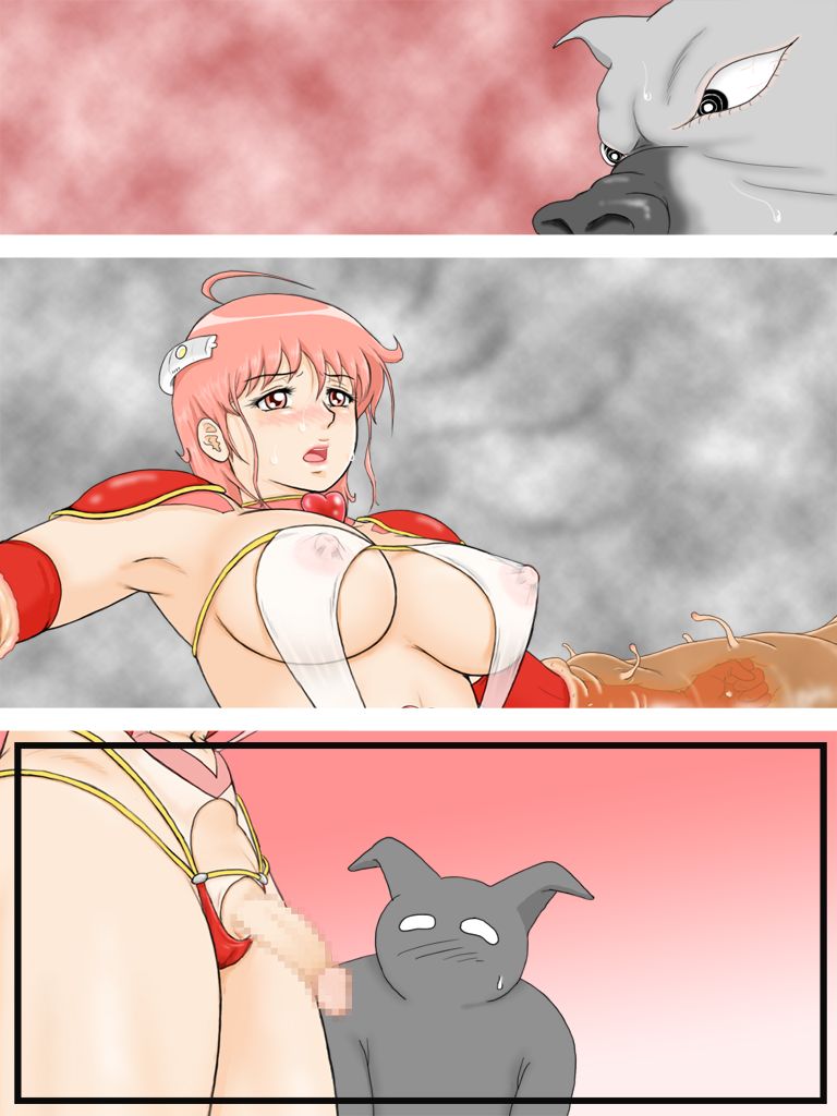 Futanari Sentai Leader Futanari Red ga Teki no Furi wo Shita Sentai no Support Yaku de Wakiyaku no Nakama ni Moteasobareru Hanashi page 9 full