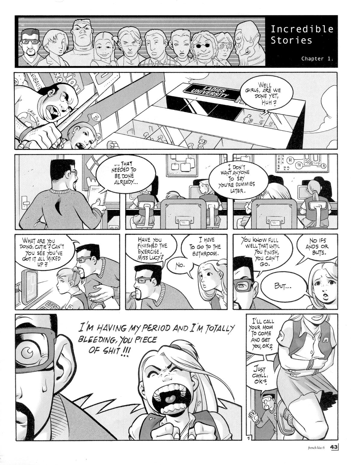 Snow Sluts + bonus story page 8 full