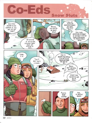 Snow Sluts + bonus story cover