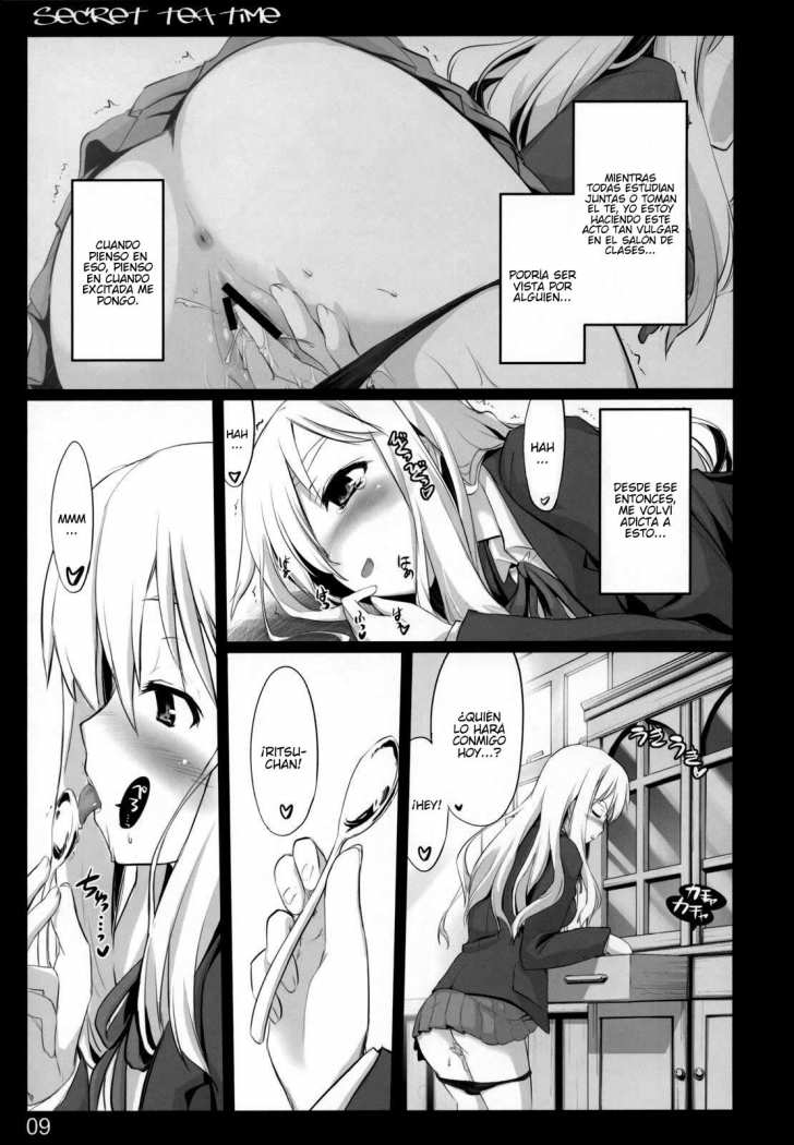 K-On Secret-Tea-Time page 8 full