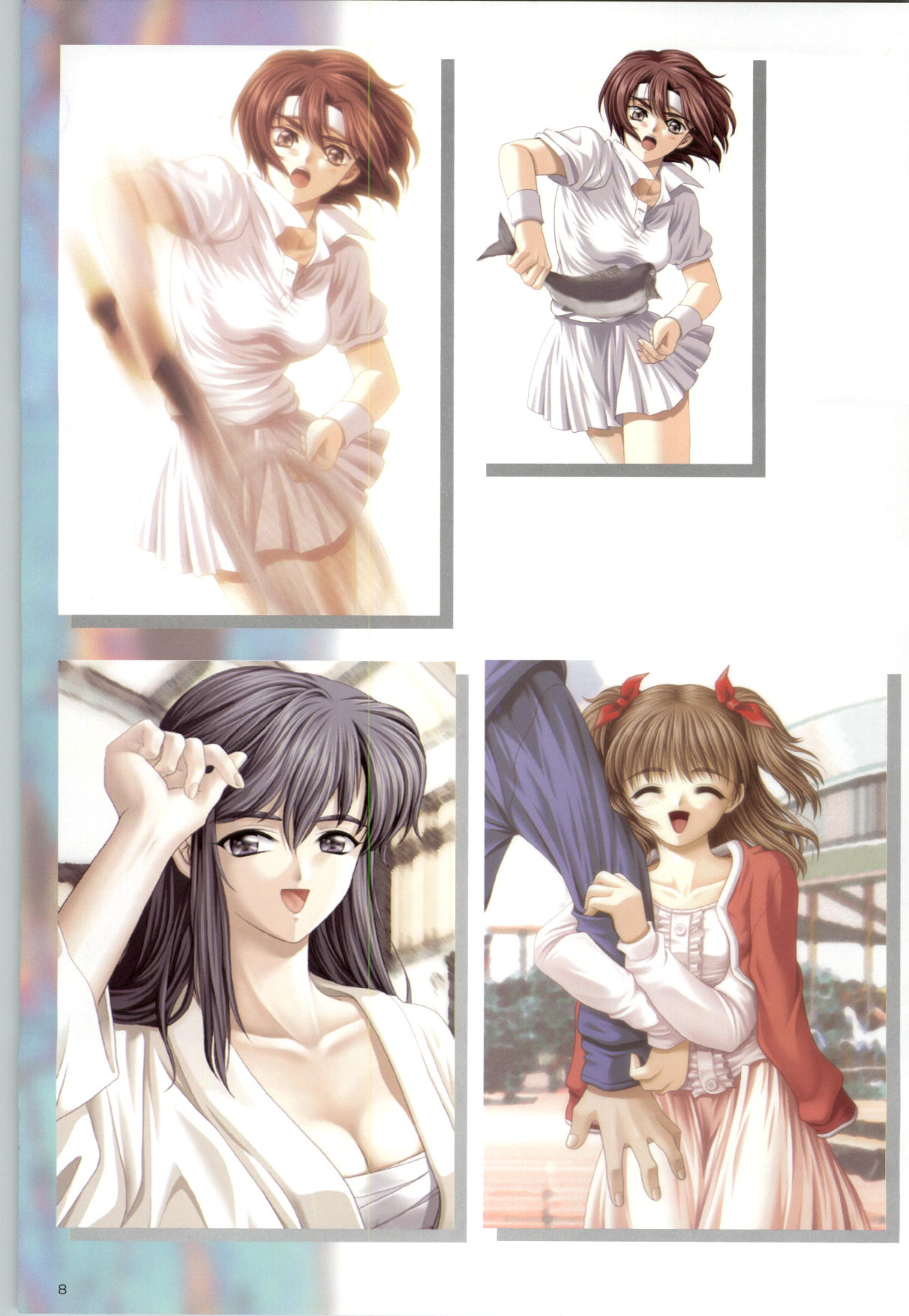 ACTRESS Collection Kizuna + Seduce ~Yuuwaku~ + Hoshi no Pierce Computer Graphics &amp; Original Pictures page 9 full