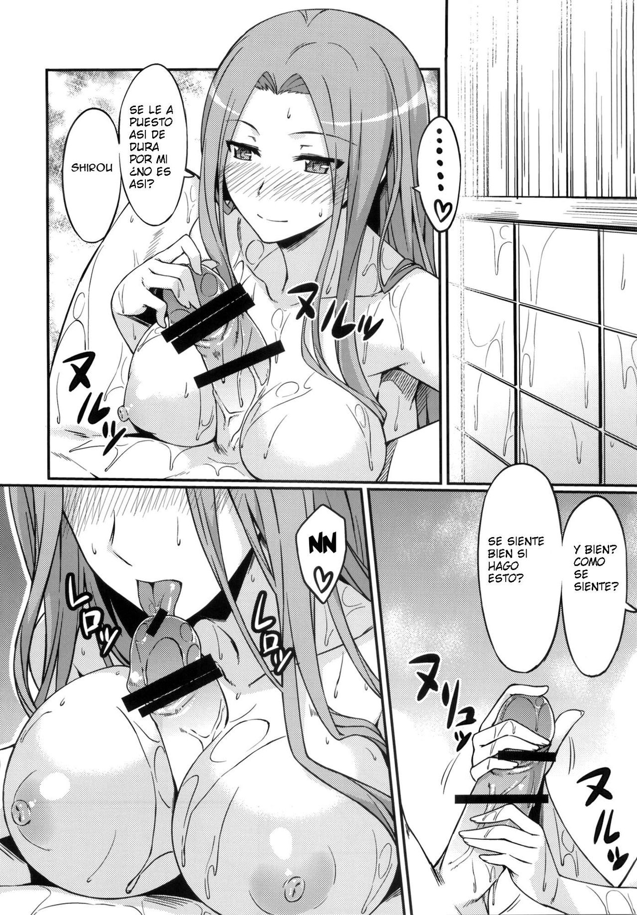 Rider-san to Ofuro. | Bathing with Rider-san. page 9 full