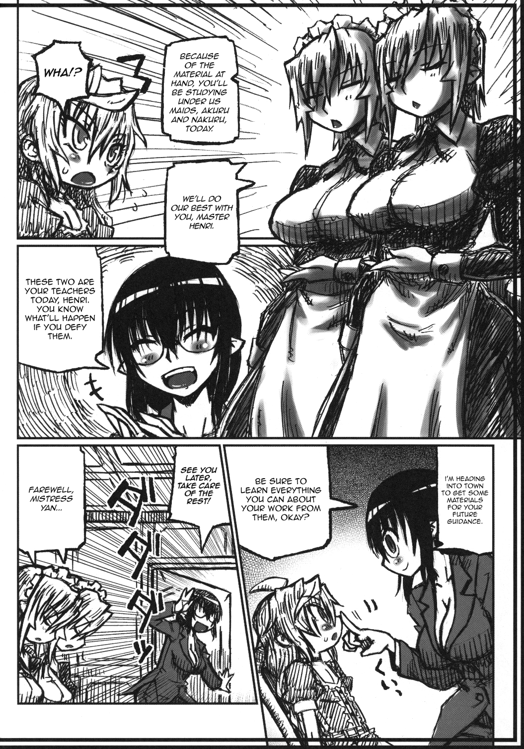 Orenchi no Maid-tachi ga Konna ni Futanari na Wake ga nai | My Maids Can't Have This Much Dick  =SW &amp; Ero Manga Girls= page 3 full