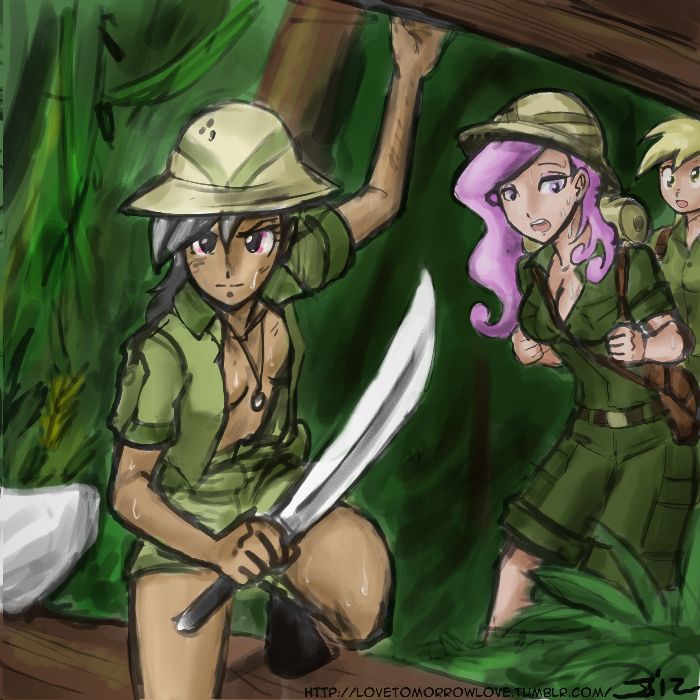 Daring Do and The Golden Scootaloo Colored + 5 Bonus Pics page 3 full