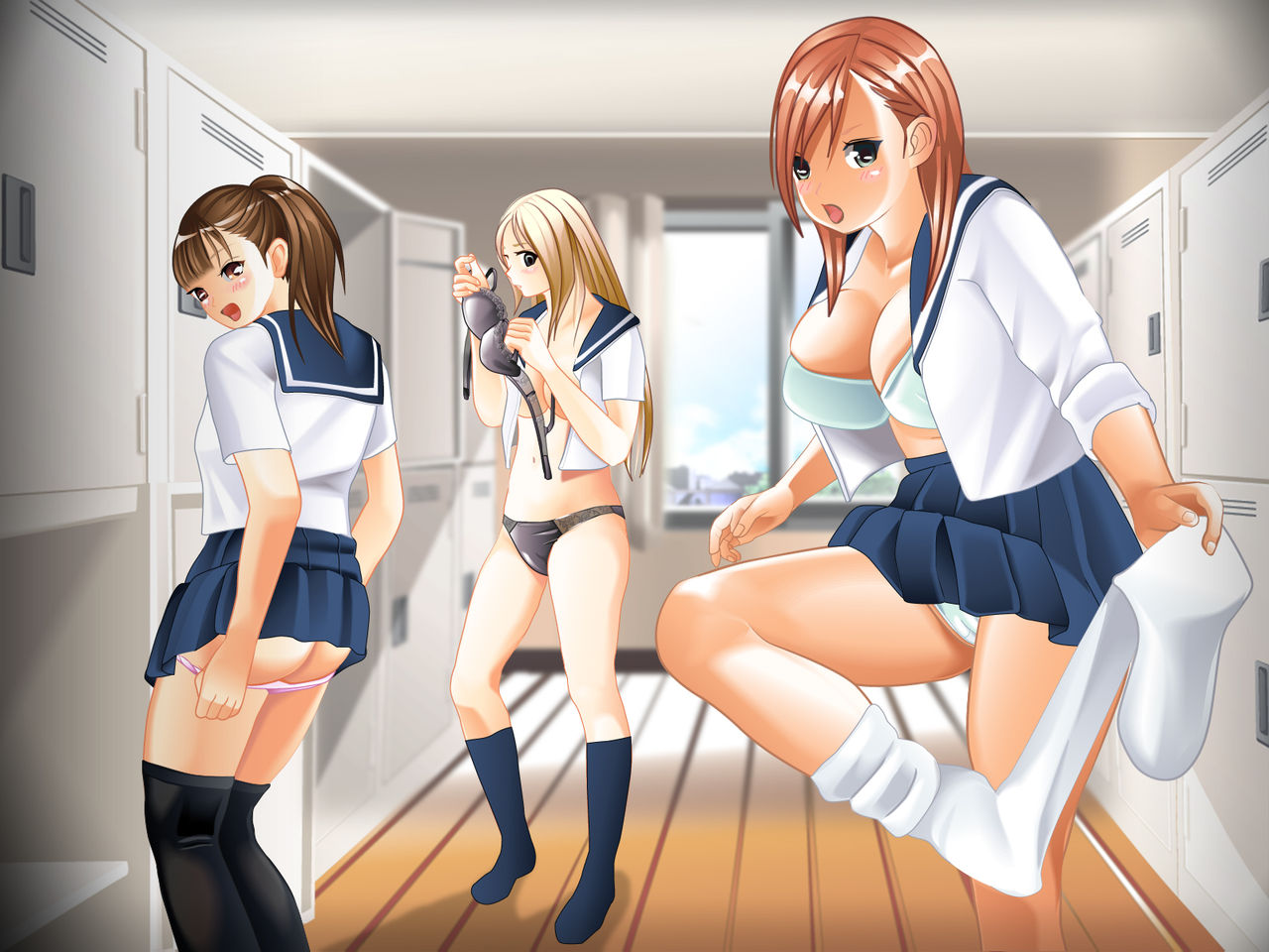 Semerare! ~Gakkou de 3 Nin no Musume ni "Konna Koto" Sarechattandesu Kedoo~ page 2 full