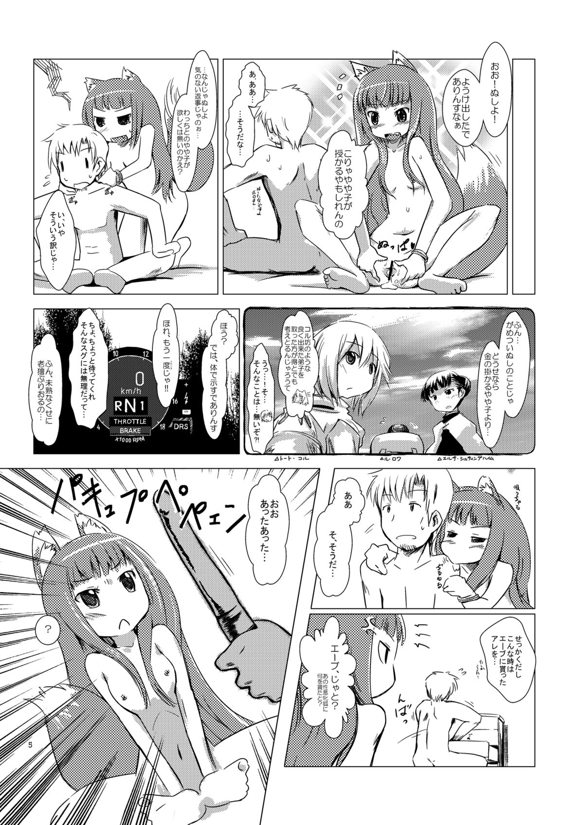 Ookami to Koushindou page 5 full