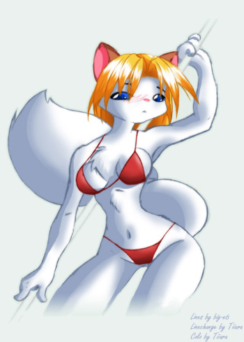 a furry females sensual cover