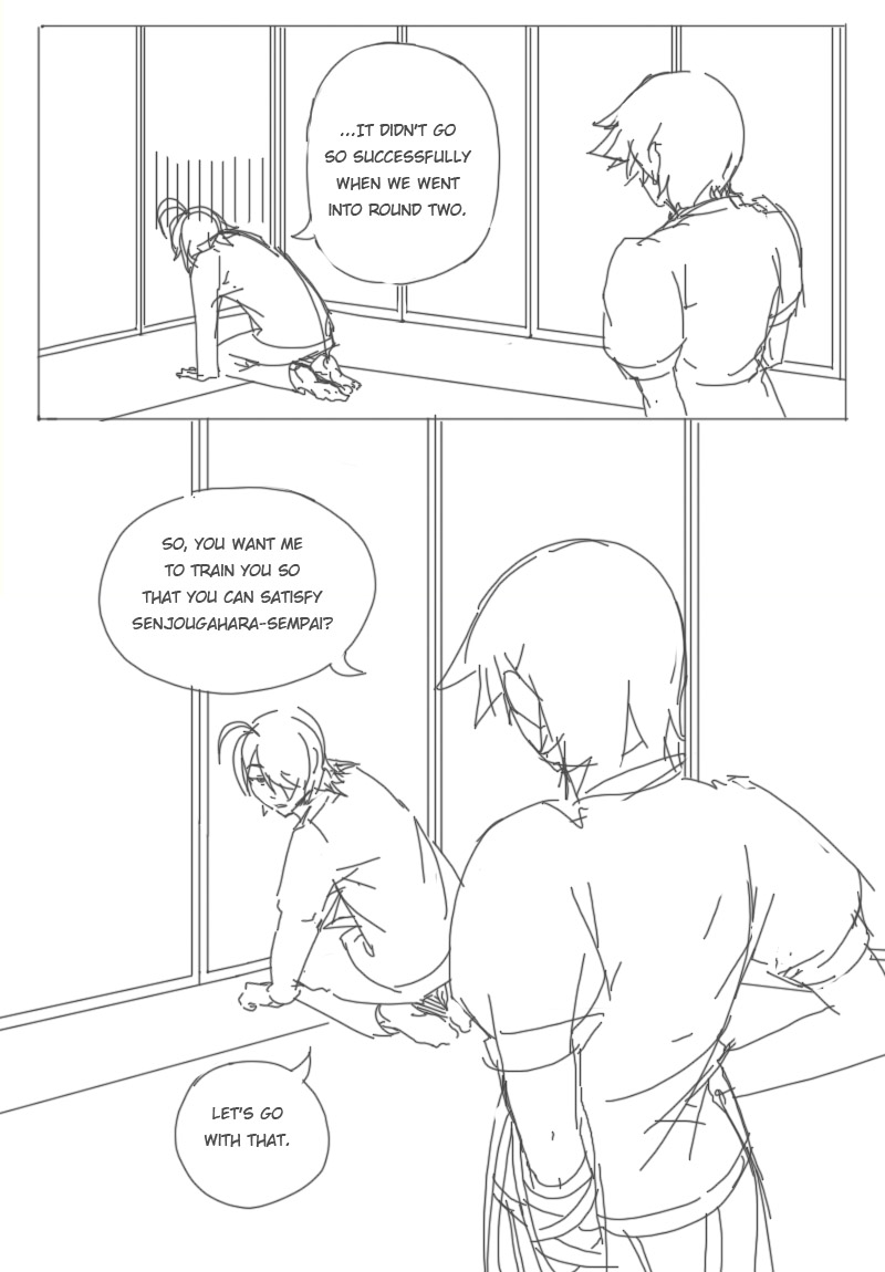 Araragi X Kanbaru Doujin page 9 full