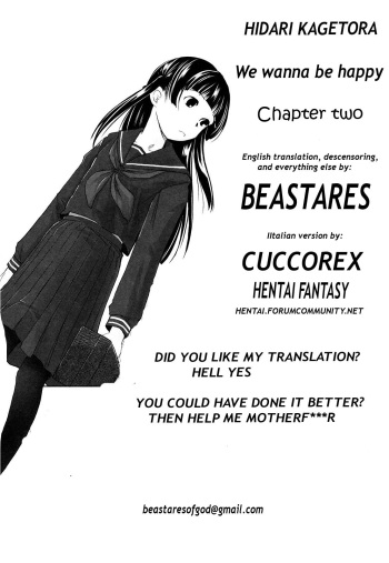 We wanna be happy chapter two cover