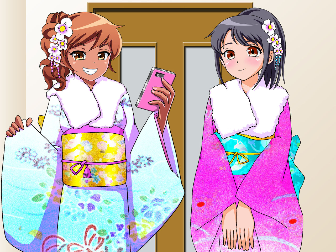 Double Himehajime JK - AkeHamemashite, Haramashite, Omedetou gozaimasu! page 5 full
