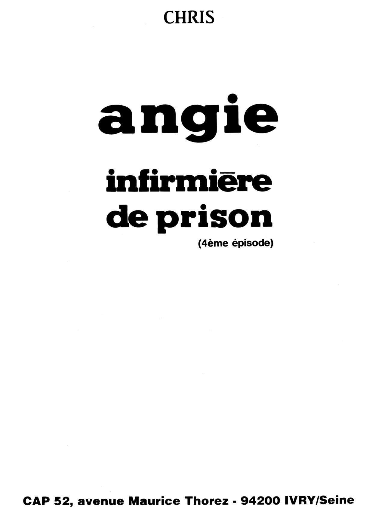 Angie, Infirmière de prison #4 page 2 full