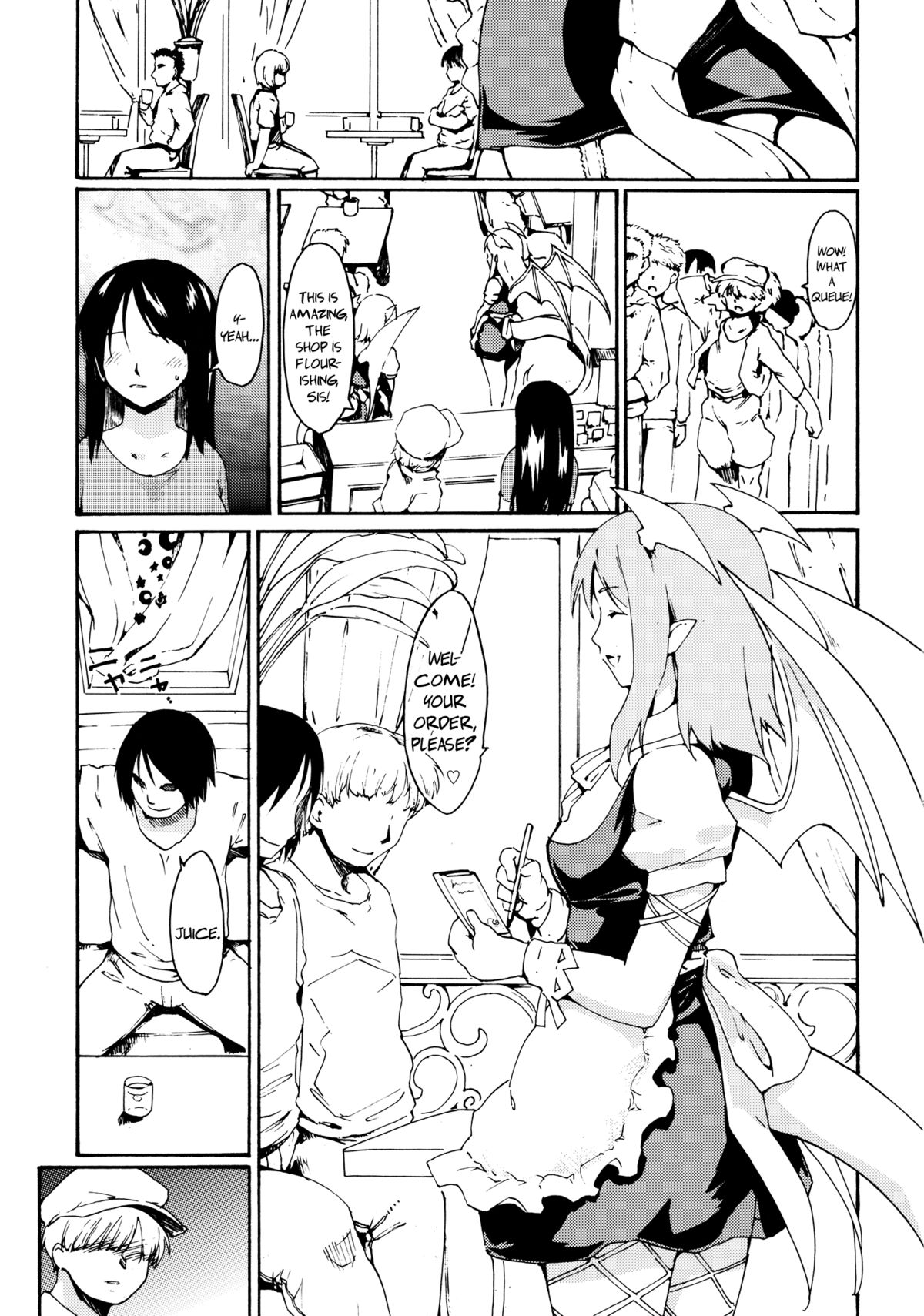 Touhou Ukiyo Emaki Devil's Cafe page 5 full