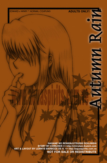 full metal alchemist - Autumn Rain cover