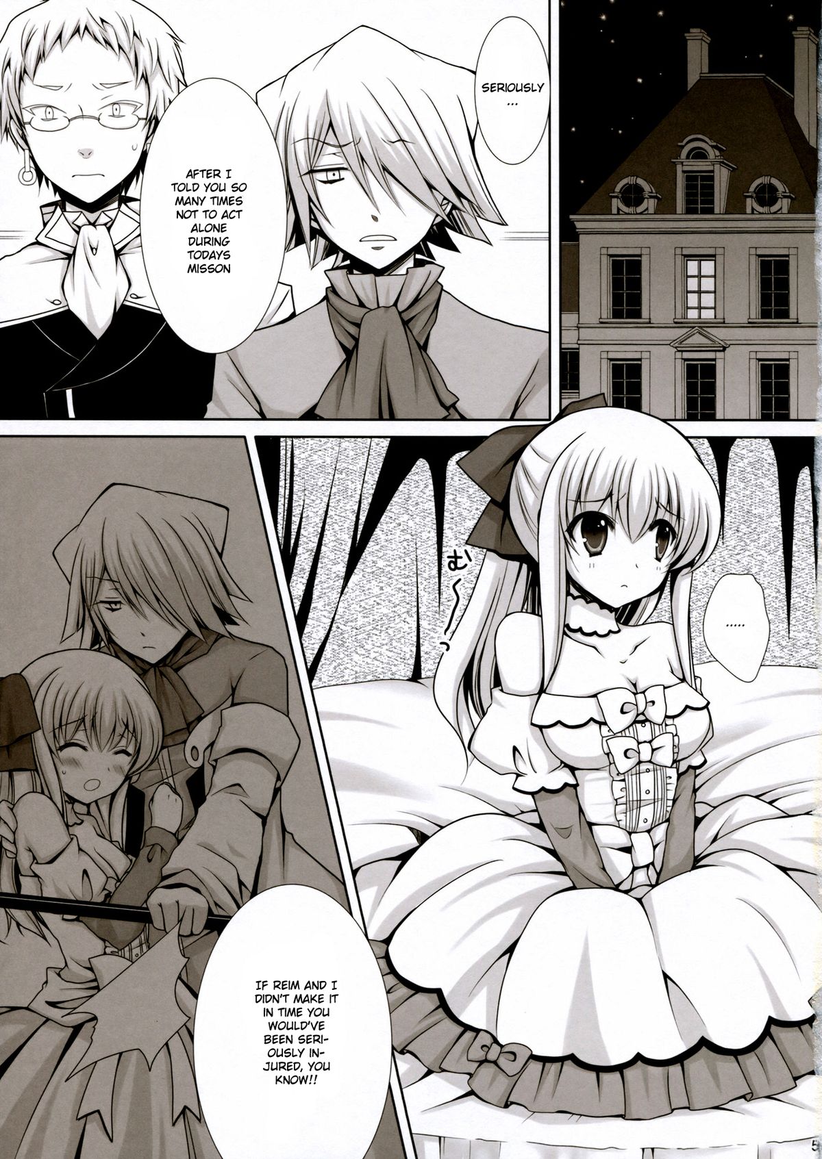 Saa, Oshioki no Jikan desu. page 5 full