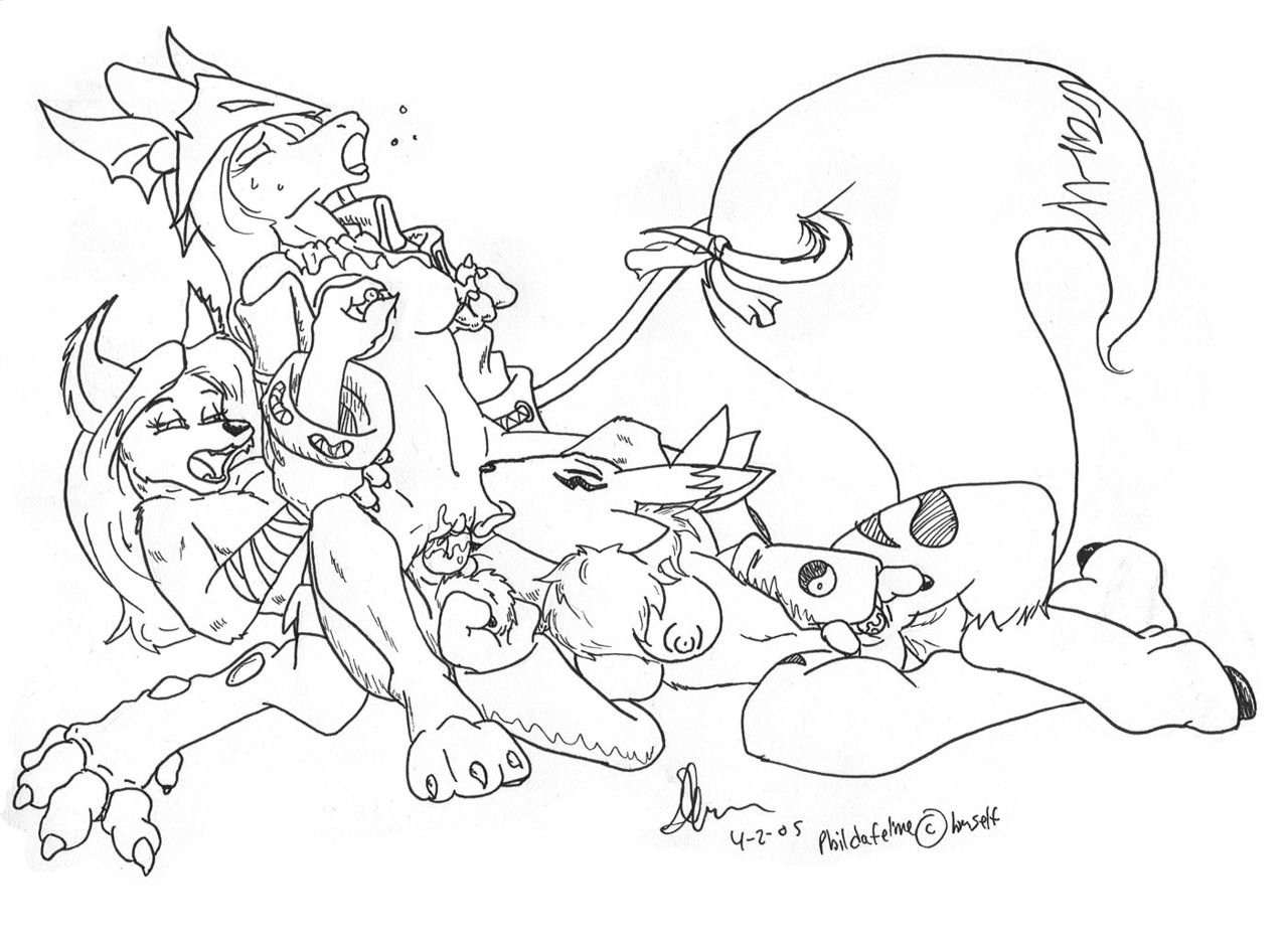 Renamon B&amp;W page 2 full