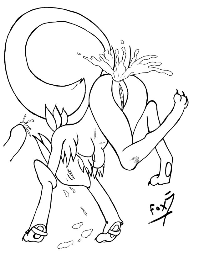Renamon B&amp;W page 4 full