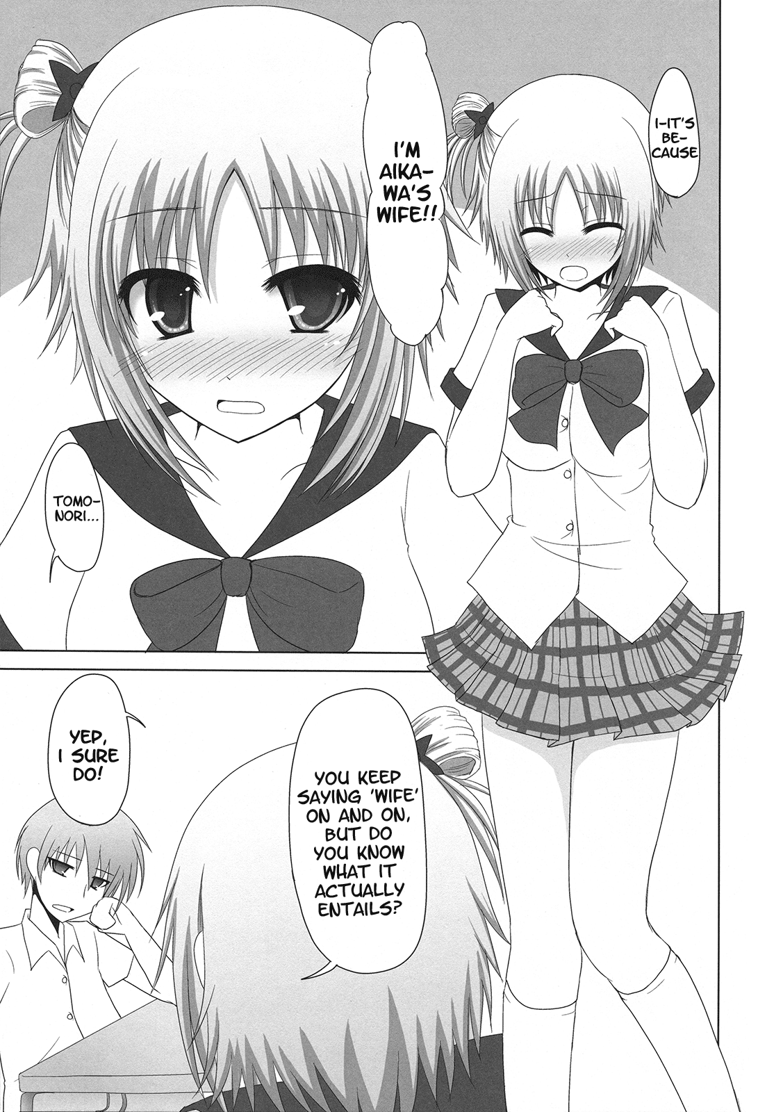 Kore wa Gakuen Tsuma desu ka? Hai, Kakure Kyonyuu desu | Is This A School Wife? Yes, She Secretly Has Big Breasts page 4 full