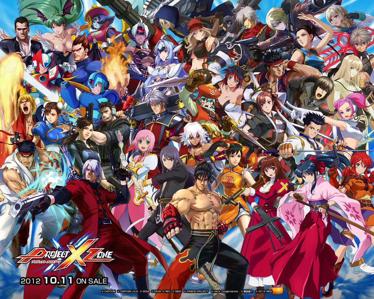 Project X Zone Girls Crossover Gallery - Chun Li, Xiaoyu &amp; Kaguya page 1 full