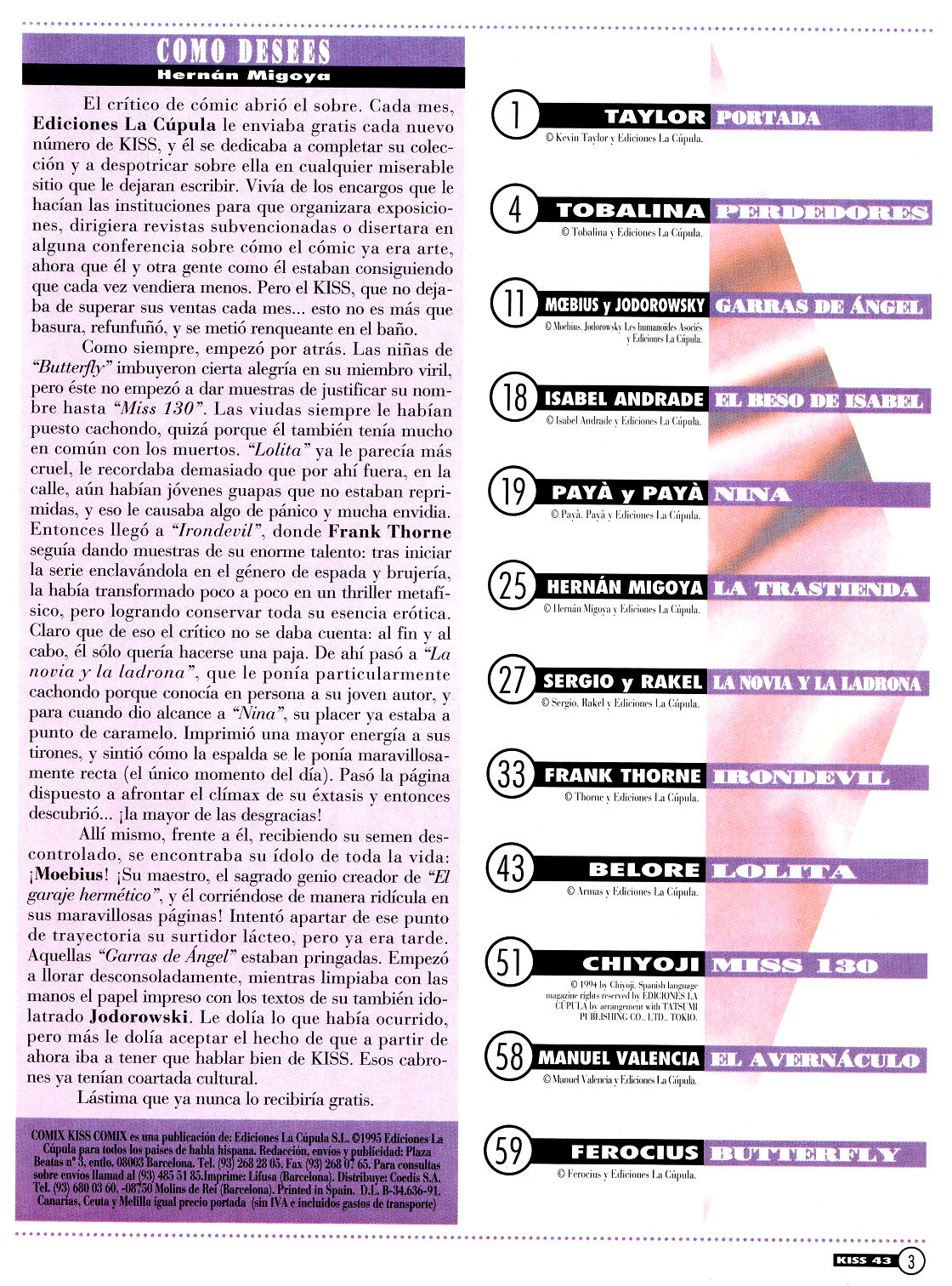 Kiss Comix #043 page 3 full