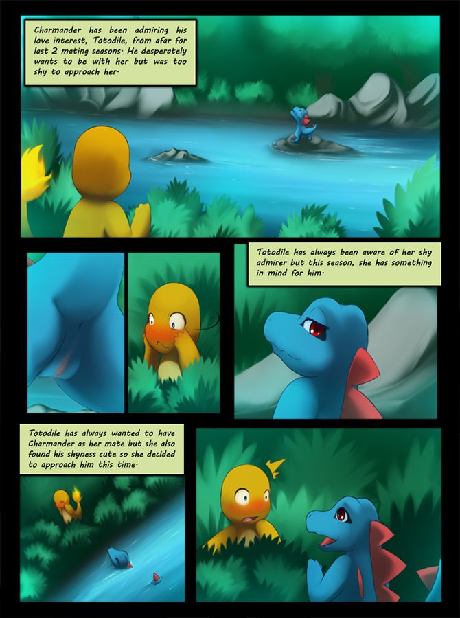 Charmander X Totodile page 1 full
