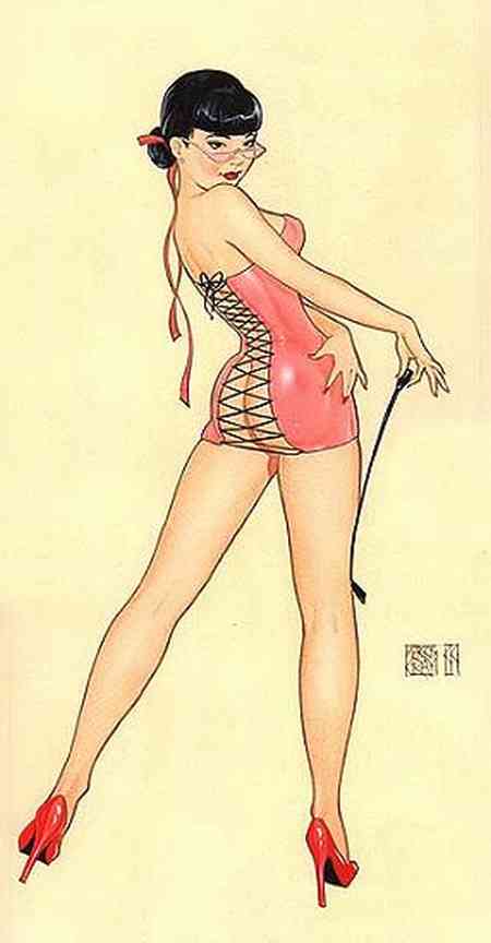 Vintage  spanking toons page 9 full
