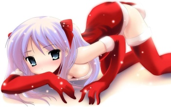 Christmas-themed Ecchi cover