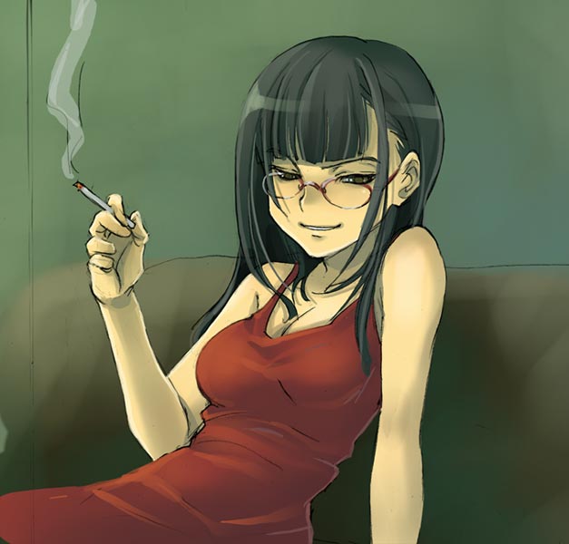 Anime Girl Smoking page 5 full