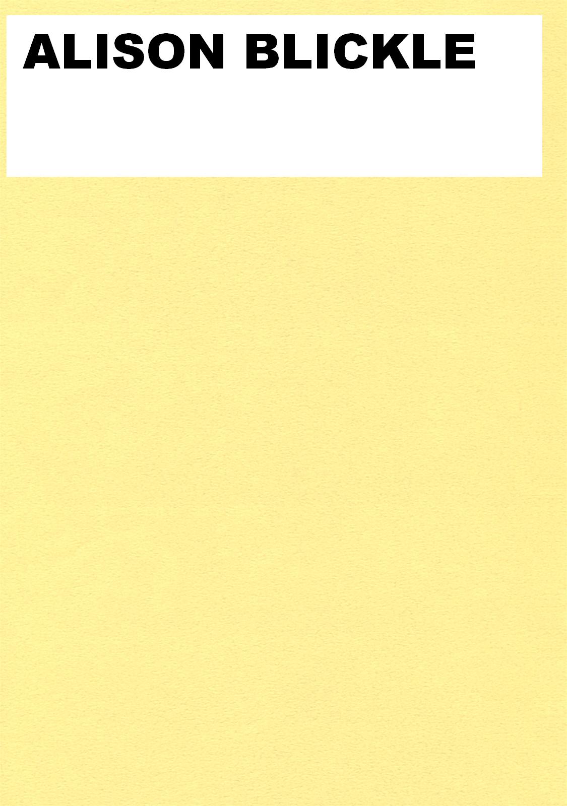 EROTIC ART COLLECTOR 0009 ALISON BLICKLE page 1 full