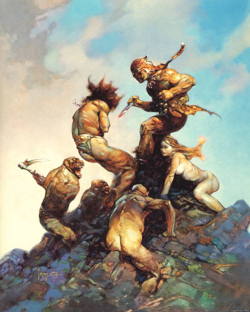 Simon Bisley &amp; Frank Frazetta Art Collection page 3 full