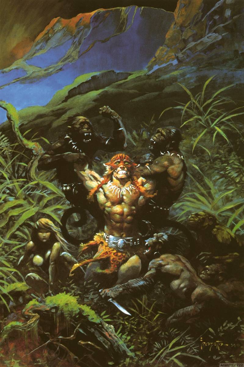 Simon Bisley &amp; Frank Frazetta Art Collection page 7 full
