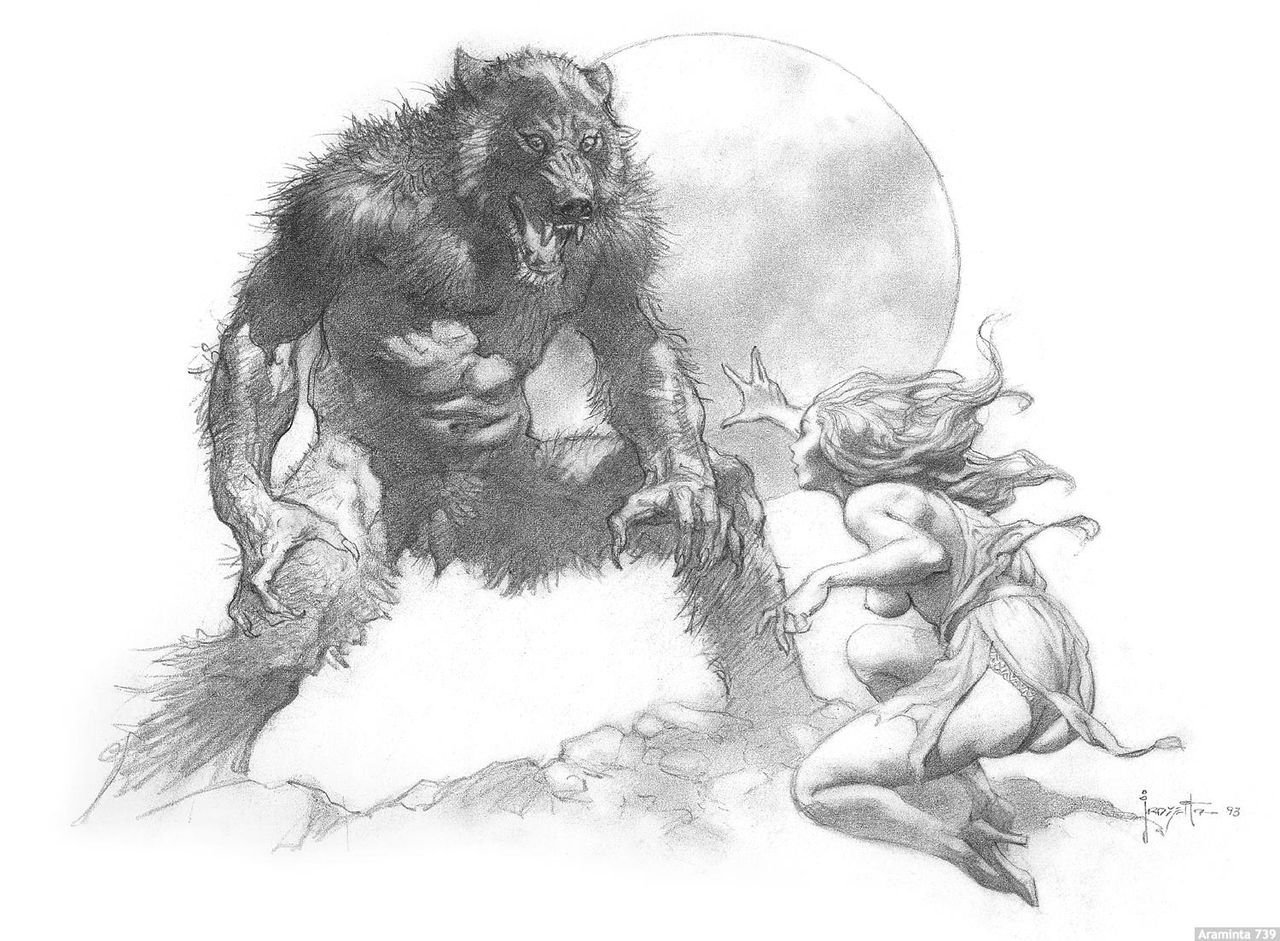 Simon Bisley &amp; Frank Frazetta Art Collection page 9 full