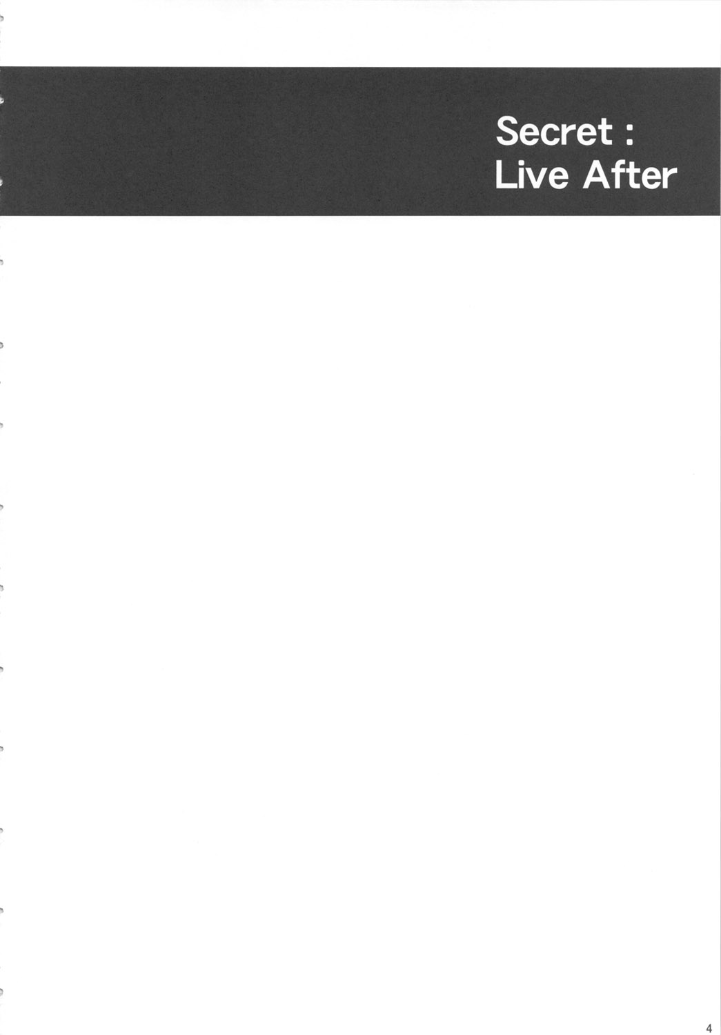 Secret: Live After page 3 full