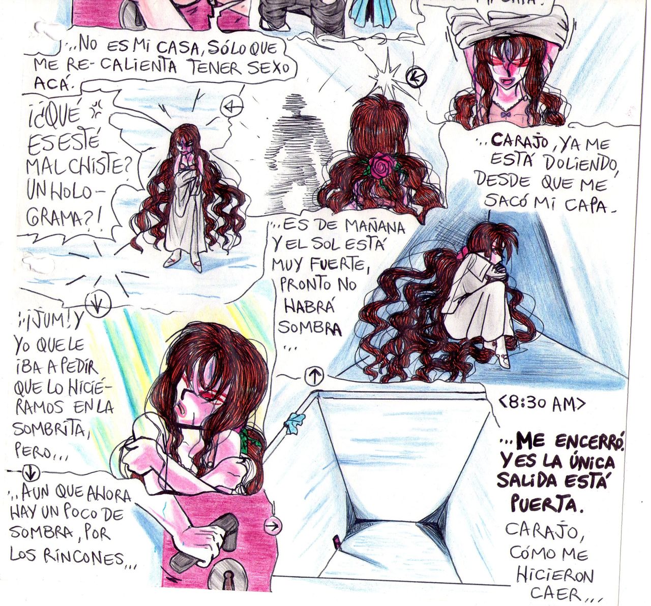 "Leanhaum-shee,llamemos a la oscuridad":Cápitulo 12. page 9 full