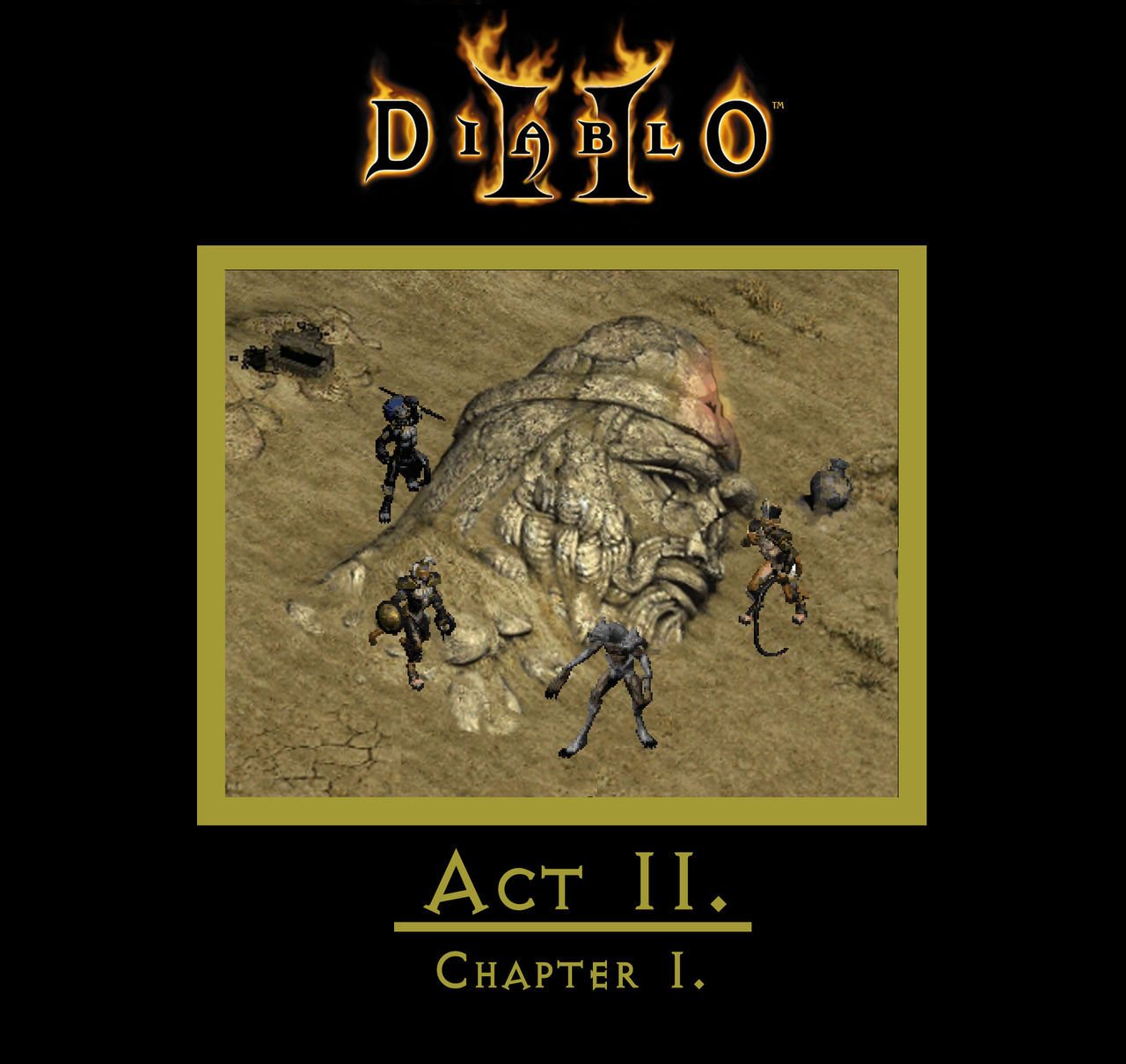 Diablo II Comic  - Ambush in the Rocky Waste page 1 full