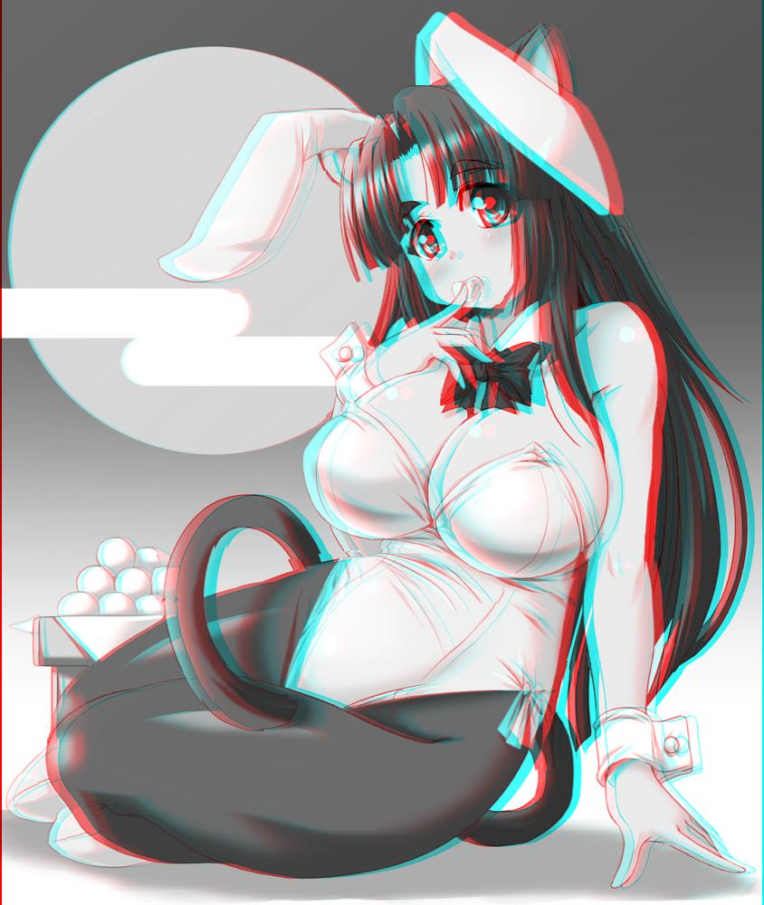 Anaglyph 3D Girls - Bunny Girls page 2 full