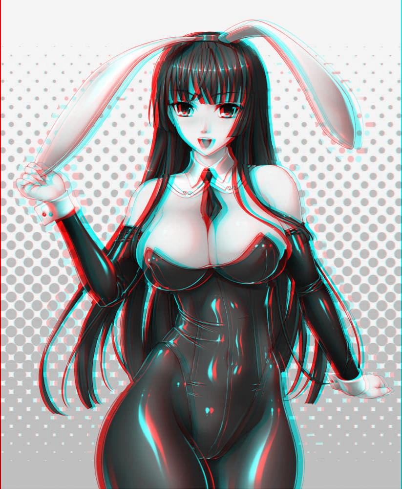 Anaglyph 3D Girls - Bunny Girls page 3 full