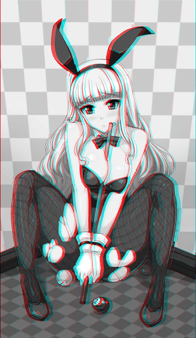 Anaglyph 3D Girls - Bunny Girls page 4 full