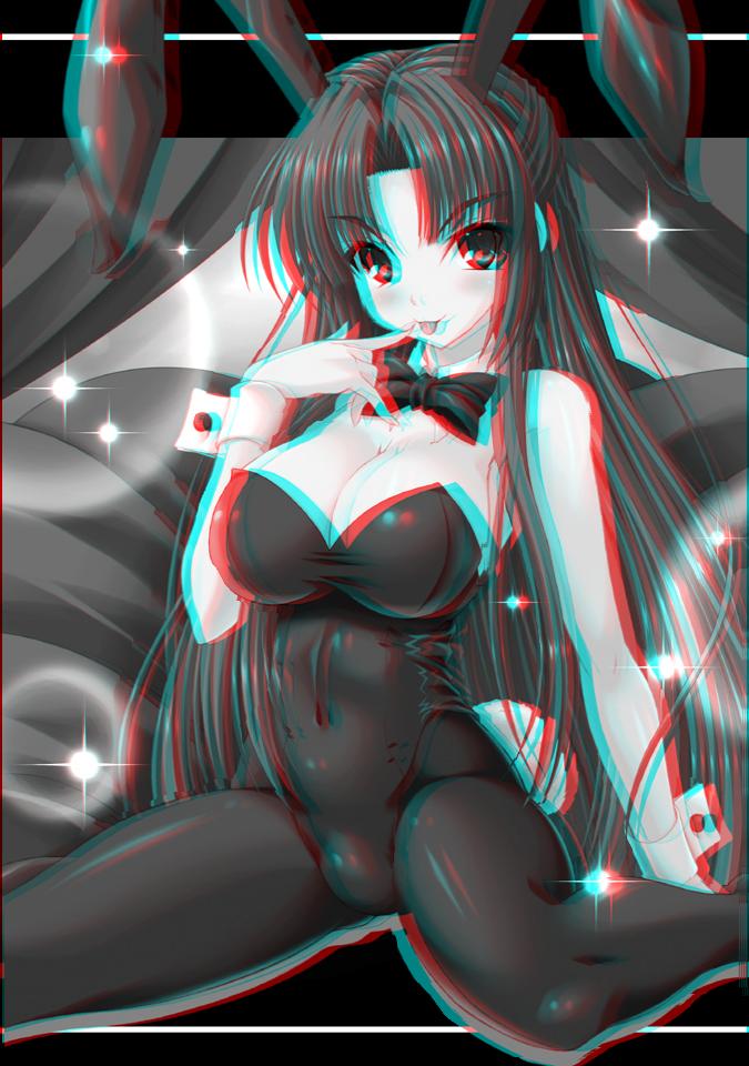 Anaglyph 3D Girls - Bunny Girls page 7 full