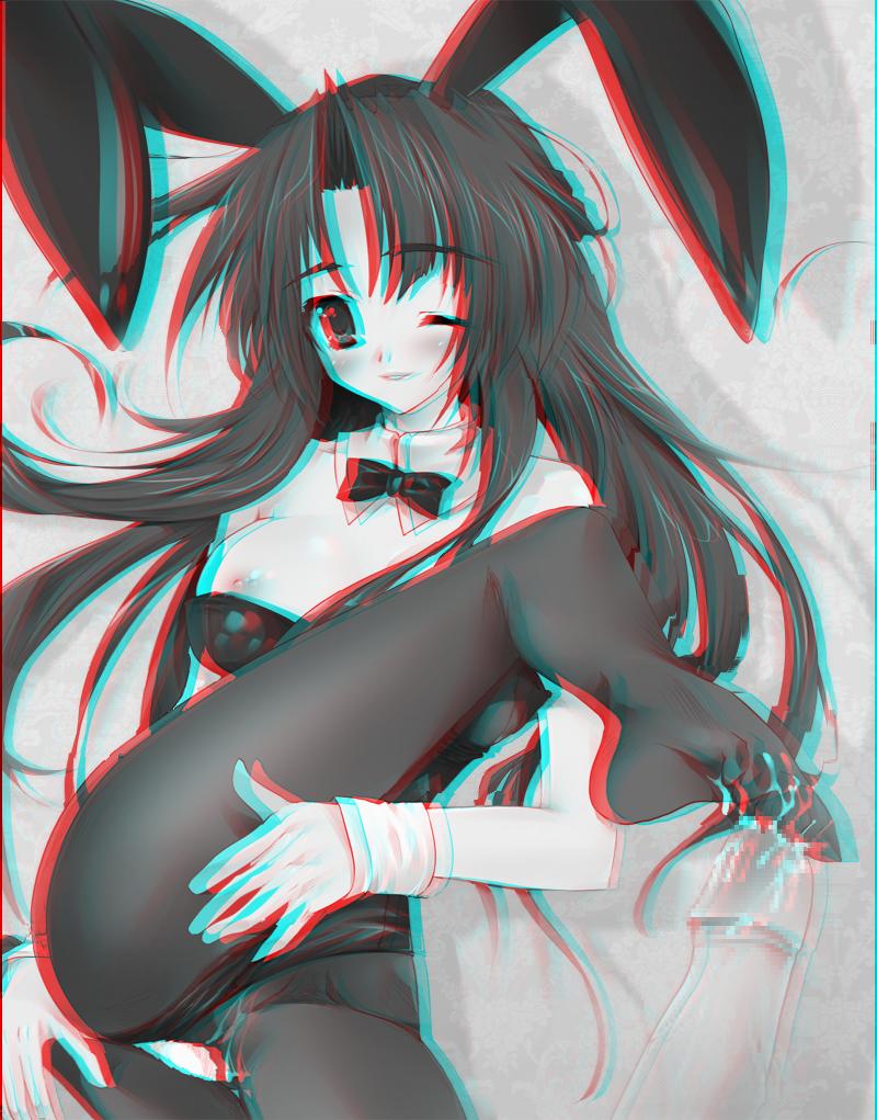Anaglyph 3D Girls - Bunny Girls page 8 full