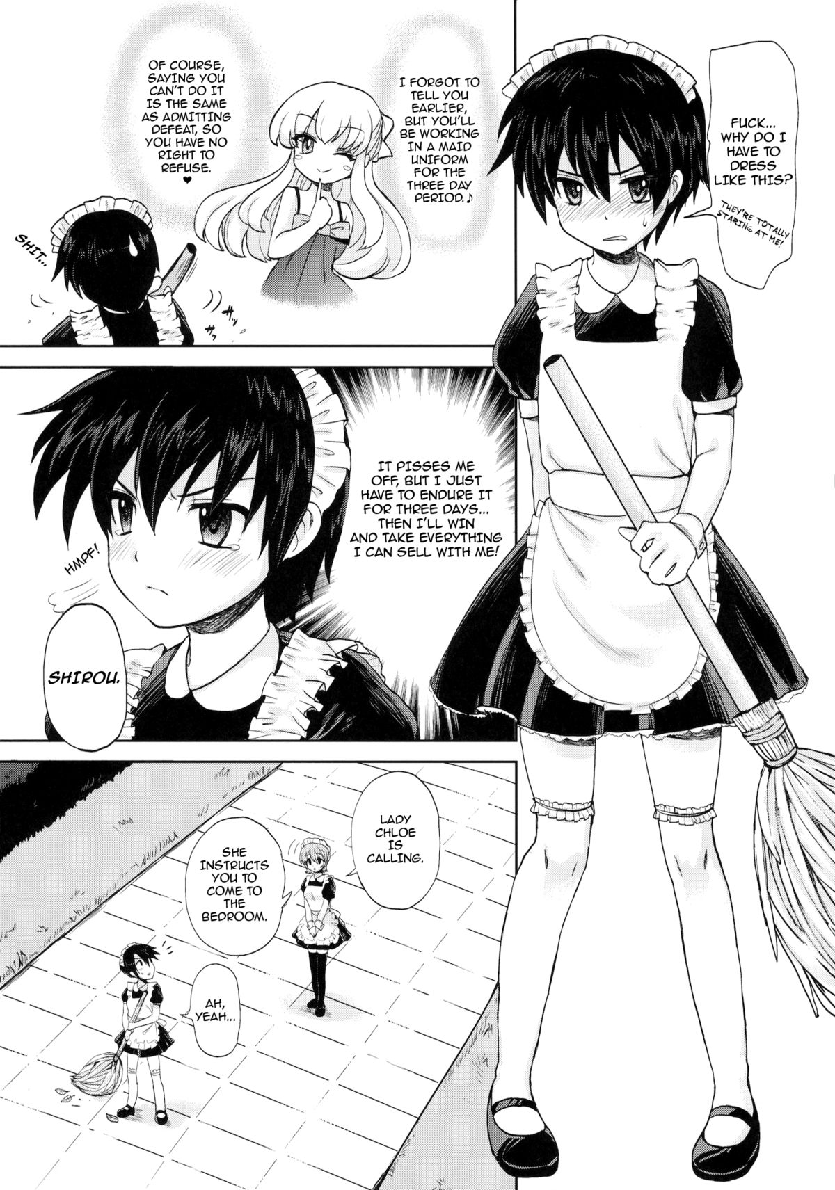 Futanari Ojousama Zettai Shijou Shugi | Lady Dickgirl Absolute Supremacy Doctrine  =Short Wharf= page 9 full