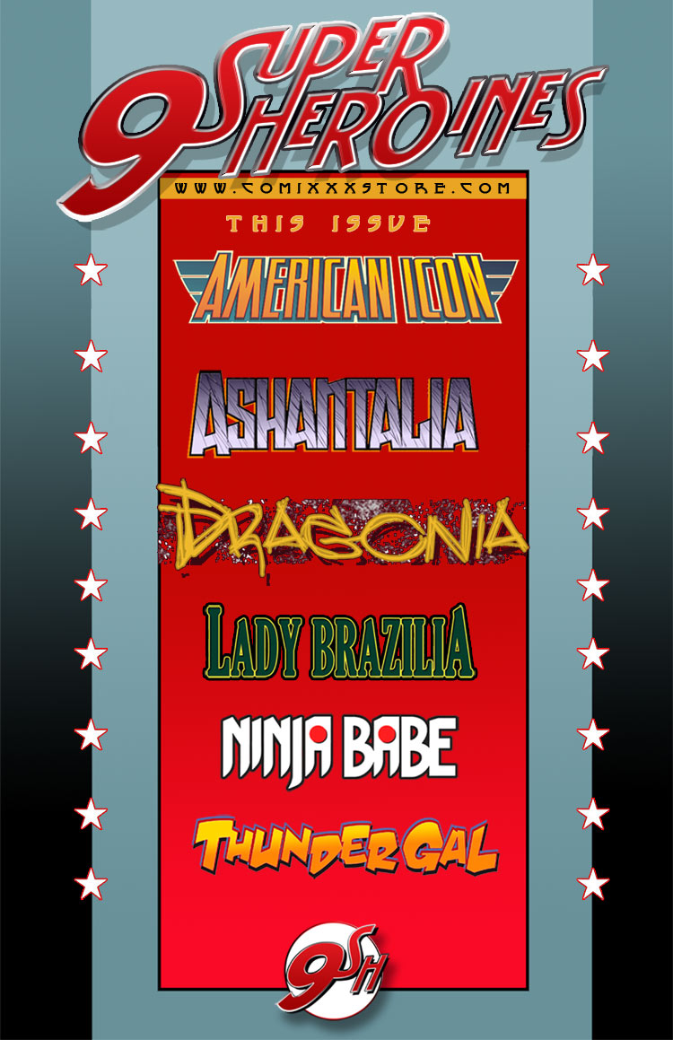 9 Superheroines - The Magazine #12 page 2 full